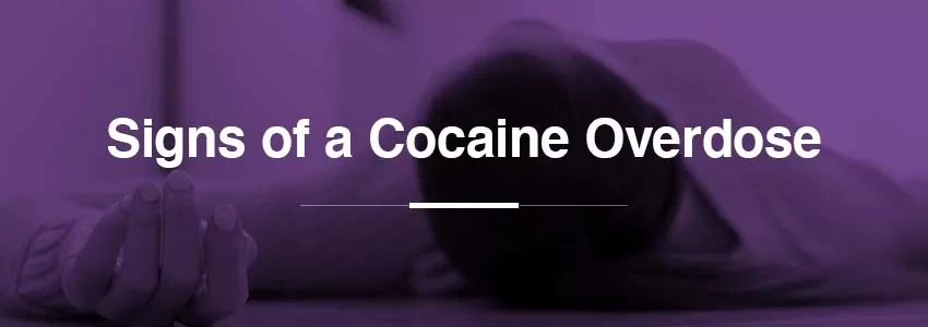 signs of a cocaine overdose