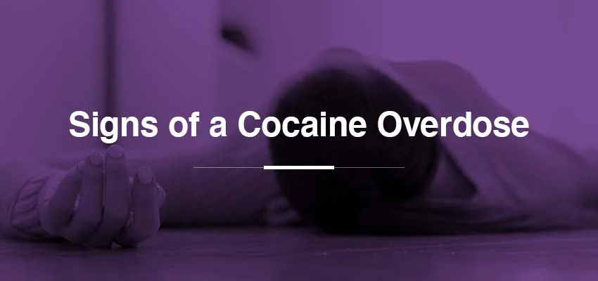 signs of a cocaine overdose