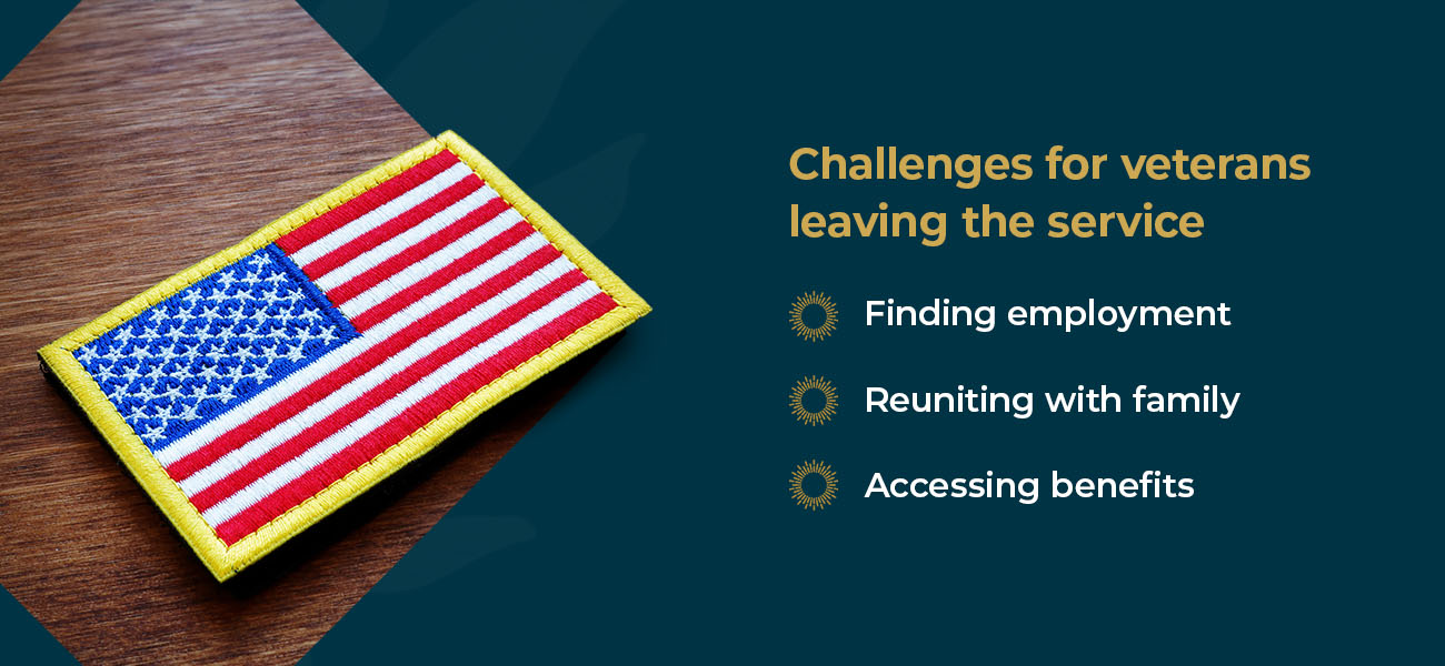 challenges for veterans leaving the service