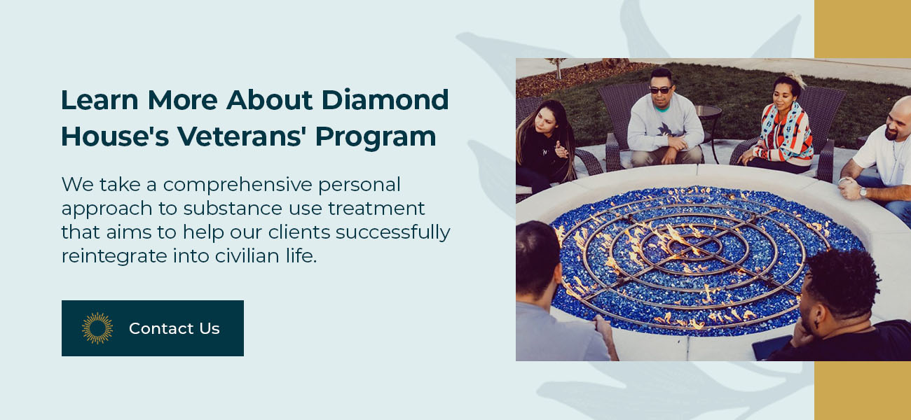 Learn More About Diamond House's Veterans' Program
