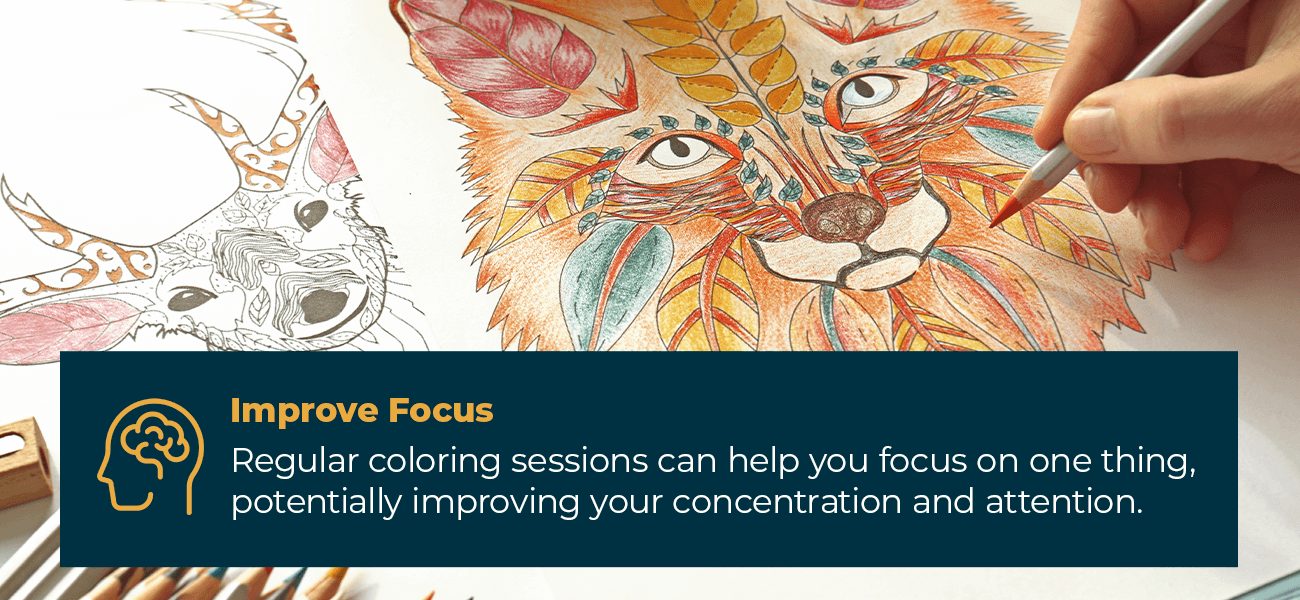 coloring may help you improve focus