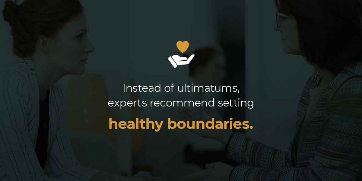 The Short Answer on Ultimatums and Addiction